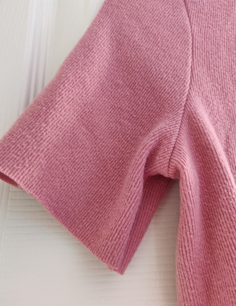 ZARA pink sweater blouse